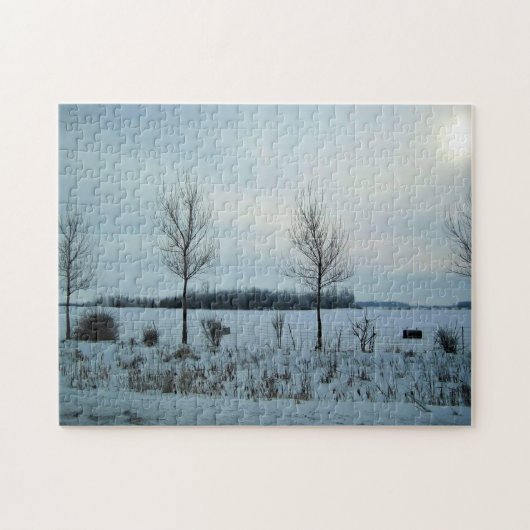 Ländliche Sicht in Quebec, Kanada Puzzle (Horizontal)