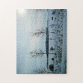 Ländliche Sicht in Quebec, Kanada Puzzle (Vertikal)