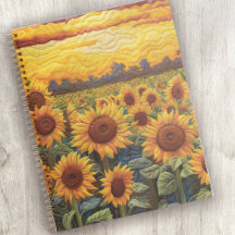 Ländliche Sonnenblumen bei Sonnenaufgang