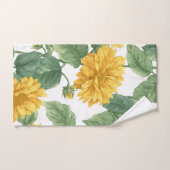 Ländliche Sonnenblumen-Wasserfarben-Blumen Badhandtuch Set (Handtuch)