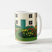 Ländliche Stadt Kaffeetasse (VorderseiteRechts)
