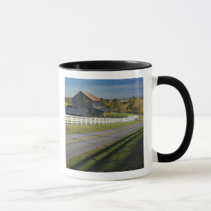 Ländliche Straße durch die Bluegrass-Region von 2 Tasse