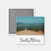 Ländliche Straße Südafrika Landschaftsbild Magnet (Vorderseite/Rückseite)