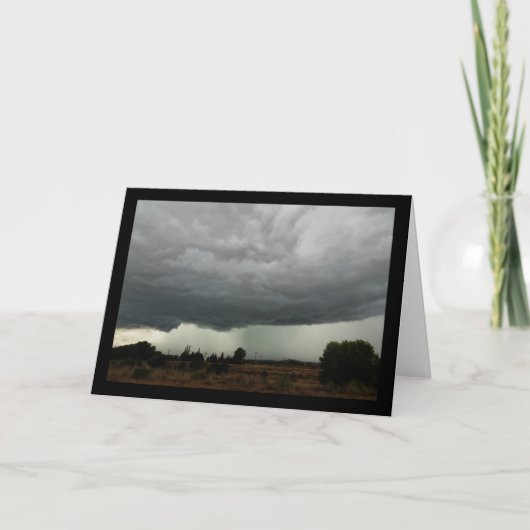 Ländliche Sturmwolke Karte (Vorderseite)