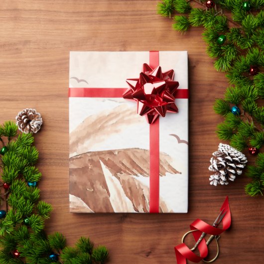 Ländliche Tropenpalmen Geschenkpapier (Feiertagsgeschenk)