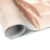 Ländliche Tropenpalmen Geschenkpapier (Rolleneckpunkt)