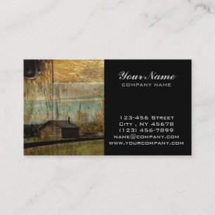 Ländliche ursprüngliche visitenkarte