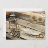 Ländliche Verlobungsfeier  Einladung (Rückseite)