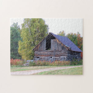 Ländliche verwitterte Scheune Puzzle