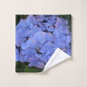 Ländliche Violette Hydrangea macrophylla Badhandtuch Set (Waschlappen)