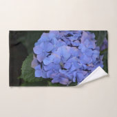 Ländliche Violette Hydrangea macrophylla Badhandtuch Set (Handtuch)