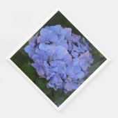 Ländliche Violette Hydrangea macrophylla Serviette (Ecke)
