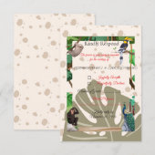 Ländliche Wald Antwort Einsteckkarte (Vorne/Hinten)