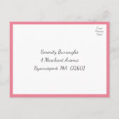 Ländliche Wald-Boho-Eule Hochzeit-RSVP Postkarte (Rückseite)