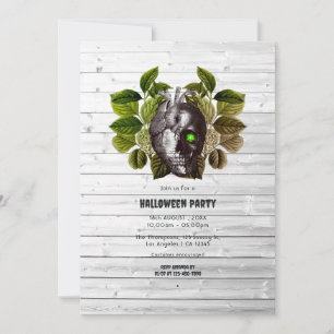 Ländliche Wald-Halloweenparty für Erwachsene Einladung