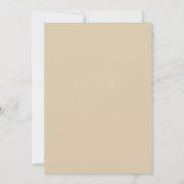Ländliche Wald-Hochzeit Elegant Save The Date (Rückseite)