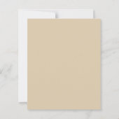 Ländliche Wald-Hochzeit Elegant Save-the-Date (Rückseite)