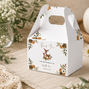 Ländliche Waldhirsch-Babyparty Geschenkschachtel