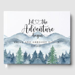 Ländliche Waldhochzeit Gästebuch