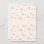 Ländliche Waldhochzeitsankündigung Save The Date (Rückseite)