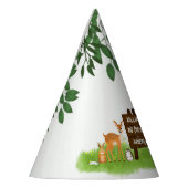 Ländliche Waldparty-Tiere Partyhütchen (Links)