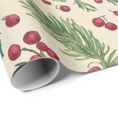 Ländliche Weihnachtskiefer Geschenkpapier (Rolleneckpunkt)