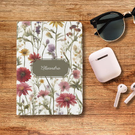 Ländliche Wildblumen Passhülle