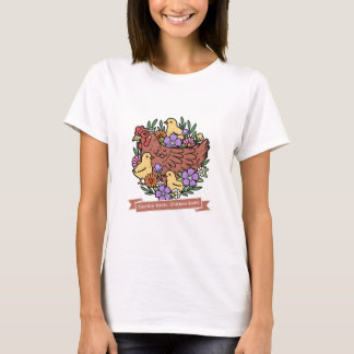 Ländliche Wurzeln, Hühnerstiefel Huhn T-Shirt