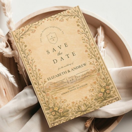 Ländliche Wüsten-Botanik-Feier Save The Date