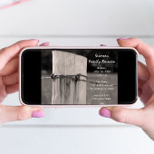 Ländliche Zaun Post Wiedersehen Barn Party Einladung