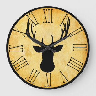 Ländlicher Bauernhaus-Stil im Vintage-Landhausstil Große Wanduhr