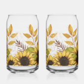 Ländlicher Blumen-Eiskaffee & Sommer Dosenglas (Rechts)