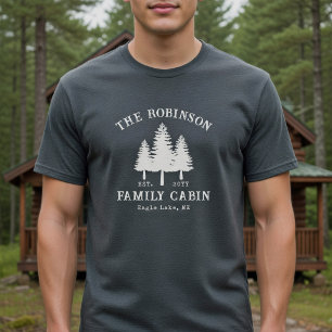 Ländlicher Familienname Ferienhaus Kiefern T-Shirt
