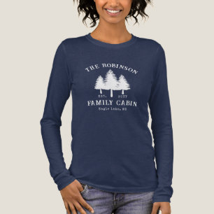 Ländlicher Familienname Ferienhaus Kiefern Tri-Blend Shirt