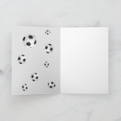 Ländlicher Fußball-Sport Danke Trainer (Innenseite)