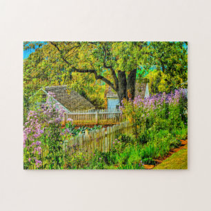 Ländlicher Garten West Virginia. Puzzle