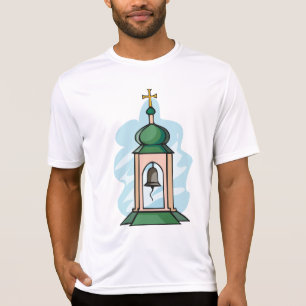 Ländlicher Glockenturm der orthodoxen Kirche T-Shirt