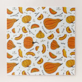Ländlicher Herbst-Kürbis Puzzle (Horizontal)