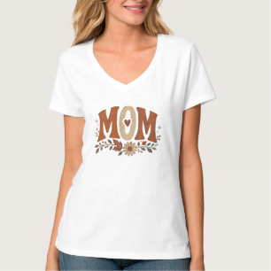 Ländlicher Herbst-Mama-Blumen-Herbstliebe T-Shirt