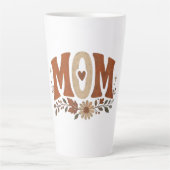 Ländlicher Herbst-Mutter-Blumen-Herbstliebe Milchtasse (Vorderseite)
