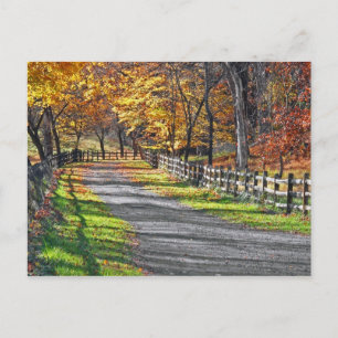 Ländlicher Herbst Postkarte