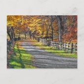 Ländlicher Herbst Postkarte (Vorderseite)