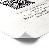 Ländlicher Hochschulfonds-Abschluss-QR-Code Poster (Ecke)