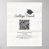 Ländlicher Hochschulfonds-Abschluss-QR-Code Poster (Vorne)