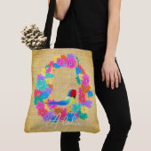 Ländlicher Insel-Vogel 'Aloha' Tasche (Von Nahem)