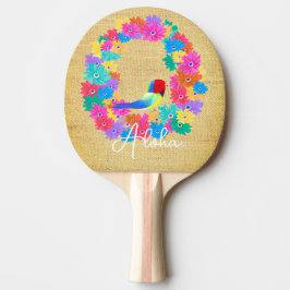 Ländlicher Insel-Vogel 'Aloha'  Tischtennis Schläger
