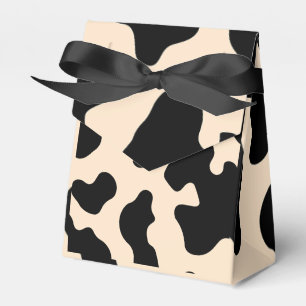 Ländlicher Kuhdruck in Braun, Country Western Rode Geschenkschachtel