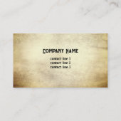 ländlicher Kuhfotografie Visitenkarte (Rückseite)