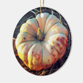Ländlicher Kürbis Keramik Ornament (Links)