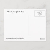 LÄNDLICHER NEW YORK STAAT Postkarte (Rückseite)